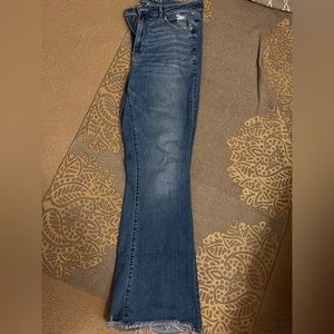 american eagle high rise flares